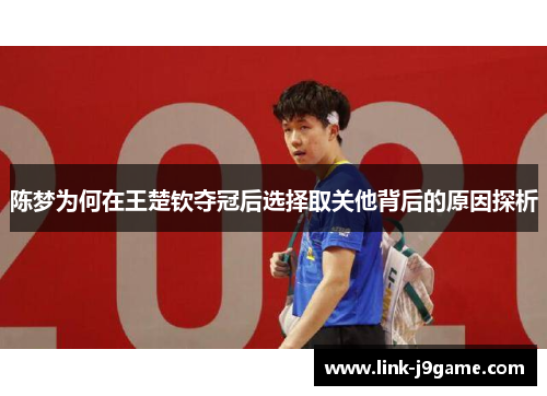 陈梦为何在王楚钦夺冠后选择取关他背后的原因探析